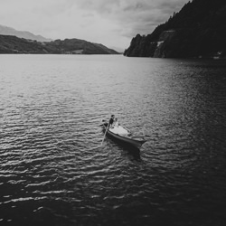 Boat in the Lake-Karl Schrotter-bronze-wedding-3054