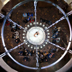 Through the Chandelier-Gabriel Scharis-bronze-wedding-4722