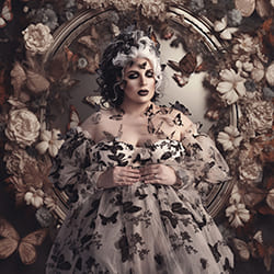 La Reina Mariposa-Laura-bronce-oscuro-mujer-11817